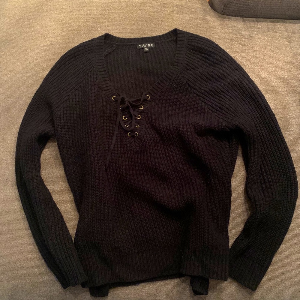 Black sweater